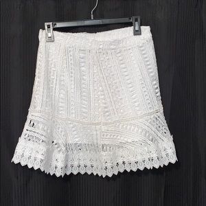Gorgeous BB Dakota skirt with knit overlay.